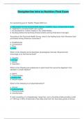 Straighterline Intro to Nutrition Final Exam &vert; Questions and Answers