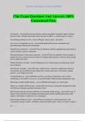 Chn Exam Questions And Answers 100&percnt; Guaranteed Pass&period;