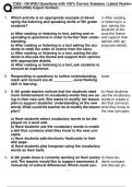 C365 - OA WGU Questions with 100&percnt; Correct Answers &vert; Latest Version &lpar;2025&sol;2026&rpar; Expert Verified &vert;