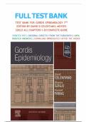 Test Bank For Gordis Epidemiology&comma; 7th Edition By David D Celentano&semi; Moyses Szklo&comma; All Chapters 1-20 LATEST  Verified Edition