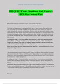 IHI QI 102 Exam Questions And Answers 100&percnt; Guaranteed Pass&period;