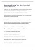 Louisiana Driving Test Questions And Actual Answers&period;