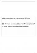 Class notes Mathematics 