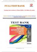 Nursing Interventions & Clinical Skills&comma; 7th Edition By Anne Griffin Perry & Patricia A&period; Potter &vert; 9780323571036 &vert;  &lpar;Full test bank&comma; 100&percnt; Verified Answers&rpar;&vert; Rationales &vert; LATEST
