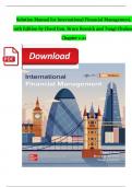 Solution Manual for International Financial Management&comma; 10th Edition By Cheol Eun&comma; Bruce Resnick and Tuugi Chuluun Chapter 1-21 Fully Covered Latest 2025 Newest Version