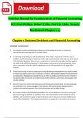 Solution Manual for Fundamentals Of Financial Accounting 6CE Fred Phillips&comma; Robert Libby&comma; Patricia Libby&comma; Brandy Mackintosh All Chapters Fully Covered 2025 Latest Newest Version