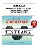 Fundamentals of Molecular Virology 2nd Edition Acheson Test Bank 