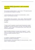 cus3701 MCQ Question and answers rated A&plus;