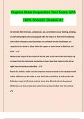 Virginia State Inspection Test Exam Q7A  100&percnt; Solved &vert; Graded A&plus;