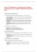 WGU D776 Healthcare Leadership and Community Engagement Task 1 Complete Guide&vert;2025 Guaranteed Pass