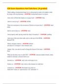 CSS Exam Questions And Solutions&period; &vert;A graded&vert;