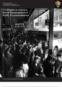 Civil Rights in America&colon; Racial Desegregation of Public Accommodations