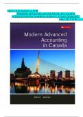 SOLUTION MANUAL FOR MODERN ADVANCED ACCOUNTING IN CANADA 10TH EDITION BY DARRELL HERAUF&comma; CHIMA MBAGWU&comma; ALL CHAPTERS 1 - 12 