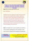 IHI QI 102 2025-2026 EXAM QUESTIONS AND  CORRECT DETAILED ANSWERS &lpar;VERIFIED  ANSWERS&rpar; &vert;&vert;ALREADY GRADED A&plus;&vert;&vert;NEWEST  VERSION