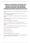 FINANCIAL ACCOUNTING IVY SOFTWARE FINAL FINANCIAL ACCOUNTING PRE-ASSESSMENT FINANCIAL ACCOUNTING -MBA PREPWORKS COMBINED SETS COMPLETE SOLUTION FOR EASY PASS&excl;&excl;