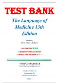 Test Bank for The Language Of Medicine 13th Edition by Chabner&comma; 9780443107795 &lpar;All Chapter 1-22&rpar;
