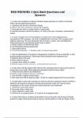 HESI MEDSURG 1 Quiz Bank Questions and Answers