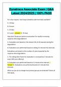 Dynatrace Associate Exam &vert; Q&A Latest 2024&sol;2025 &vert; 100&percnt; PASS