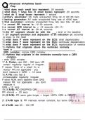 ADVANCED ARRHYTHMIA EXAM PREP WITH A GRADED ANSWERS