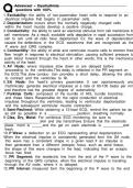 Advanced - Dysrhythmia questions with 100&percnt; verified  answers