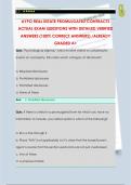 AYPO REAL ESTATE PROMULGATED CONTRACTS  ACTUAL EXAM QUESTIONS WITH DETAILED VERIFIED  ANSWERS &lpar;100&percnt; CORRECT ANSWERS&rpar; &sol;ALREADY  GRADED A&plus;