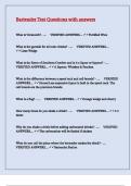 Bartender Test Questions with answers