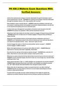 PH 456 2 Midterm Exam Questions With Verified Answers 