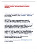 CSLB Concrete C8 License Practice Test 1&comma;2&comma;3 and 4 DETAILED ANSWERS &lpar;VERIFIED ANSWERS&rpar; &vert;ALREADY  GRADED A&plus;