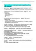 Dynamic Exam - Body Balance&colon; In-Depth Exam Prep And Solutions