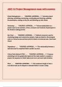 ARE 5&period;0 Project Management exam with answers