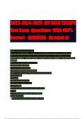 2023-2024-2025 MP BOLC TACOPS Test Exam Questions With 100&percnt; Correct ANSWERS &lbrack;Graded A&rsqb;