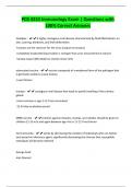 PCB 4233 Immunology Exam &vert; Questions with 100&percnt; Correct Answers