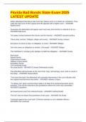 Florida Bail Bonds State Exam 2025 LATEST UPDATE