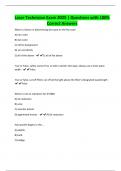 Laser Technician Exam 2025 &vert; Questions with 100&percnt; Correct Answer