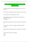 Laser CLASS APPRENTICE Questions with 100&percnt; Correct Answers
