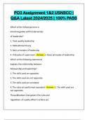 PO3 Assignment 1&2 USNSCC &vert; Q&A Latest 2024&sol;2025 &vert; 100&percnt; PASS