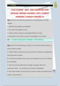 CHN COMPRE 2025- 2026 QUESTIONS WITH  DETAILED VERIFIED ANSWERS &lpar;100&percnt; CORRECT  ANSWERS&rpar; &sol;ALREADY GRADED A&plus;