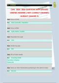 CHN 2025- 2026 QUESTIONS WITH DETAILED  VERIFIED ANSWERS &lpar;100&percnt; CORRECT ANSWERS&rpar;  &sol;ALREADY GRADED A&plus;