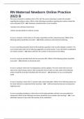RN Maternal Newborn Online Practice 2023 B