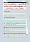 CONCRETE BATCH PLANT OPERATOR EXAM &lpar;FDOT&rpar; QUESTIONS WITH DETAILED VERIFIED ANSWERS &lpar;100&percnt;  CORRECT ANSWERS&rpar; &sol;ALREADY GRADED A&plus;