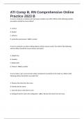 ATI Comp B&comma; RN Comprehensive Online Practice 2023 B