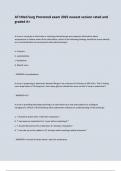 ATI Med Surg Proctored exam 2025 newest version rated and graded A&plus;