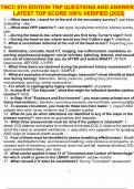 TNCC 9TH EDITION TNP QUESTIONS AND ANSWERS LATEST TOP SCORE 100&percnt; VERIFIED &vert;2025&vert;