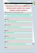 FDOT PLAN READING EXAM QUESTIONS WITH DETAILED VERIFIED ANSWERS &lpar;100&percnt; CORRECT ANSWERS&rpar; &sol;ALREADY GRADED A&plus;