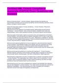 Certified AML Fintech Compliance Associate &lpar;CAFCA&rpar; Exam Questions and Answers- Graded A