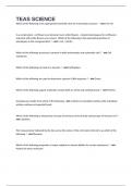 TEAS SCIENCE&period; 170&plus; Questions And Answers 