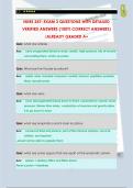NURS 247&colon; EXAM 3 QUESTIONS WITH DETAILED  VERIFIED ANSWERS &lpar;100&percnt; CORRECT ANSWERS&rpar;  &sol;ALREADY GRADED A&plus;