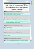 NURS 4150 EXAM 2 QUESTIONS WITH DETAILED  VERIFIED ANSWERS &lpar;100&percnt; CORRECT ANSWERS&rpar;  &sol;ALREADY GRADED A&plus;