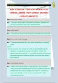 NURS 4150 EXAM  QUESTIONS WITH DETAILED VERIFIED ANSWERS &lpar;100&percnt; CORRECT ANSWERS&rpar; &sol;ALREADY GRADED A&plus;