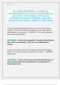 RN TARGETED MEDICAL SURGICAL GASTROINTESTINAL EXAM NEWEST 2025 ALL QUESTION AND CORRECT DETAILED ANSWERS TOP RATED VERSION ALREADY A GRADED AND EXPERT APPROVED &vert;REVISED&excl;&excl;